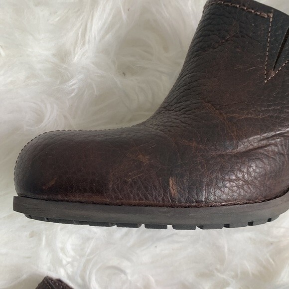 Timberland Earthkeepers Rudstom Leather Slingback Heeled Mule Clogs Sz 11 - Picture 13 of 13